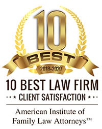 10 Best | 2018-2020 | 10 Best Law Firm Client Satisfaction | American Institute of Family Law Attorneys